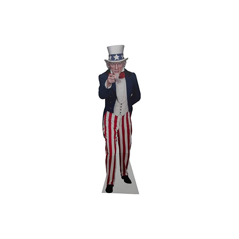 Aahs Engraving Uncle Sam Cardboard Stand Up