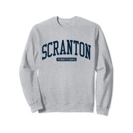 Scranton Pennsylvania PA College University Style Navy Sweatshirt