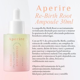 Aperire Serum Coreano Super Origin Rebirth Root Aperire 30ml | Hidratación y Calma para Piel Sensible | Centella Asiática | Root Cureplex con 5 Raíces