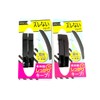 Gachipin® No-Slip Barrette, 2-Piece Corner Glossy Barrette (Black)