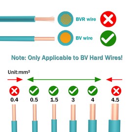 Waterproof Wire Connectors Quick Inserted IP68 Moisture Guard Weatherproof Single-core cable Junction Box for 0.5mm² - 4mm² Hard wire Lawn Mower Swimming Pools and other Applications (B13 10pcs)