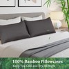 LINENOVA 100% Bamboo Pillowcase King Size Set of 2 -