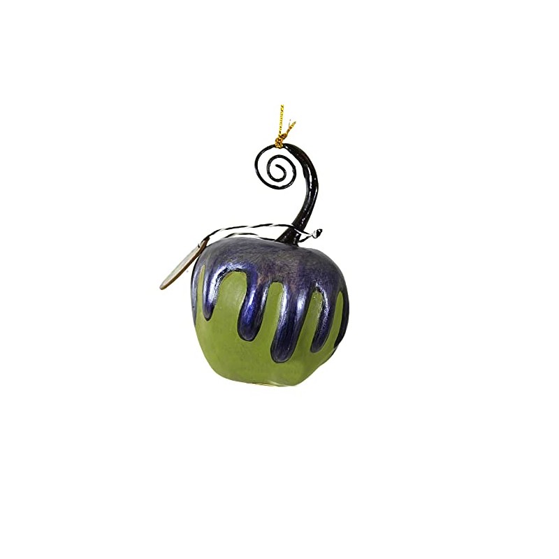 Bethany Lowe Designs - Green Apple with Purple Poison Ornament