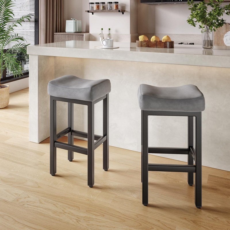 29 Inch Bar Height Bar Stools Set of 2, 29"