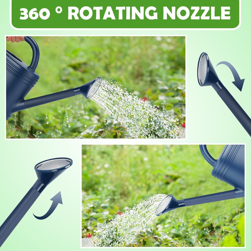 1 Gallon Watering Can for Indoor Plants, Garden Watering Cans