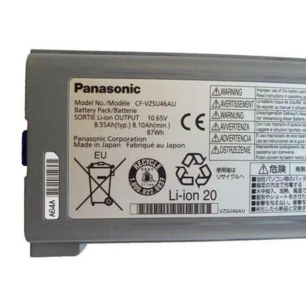 For Panasonic OEM 87Wh 10.65V Battery For Panasonic Toughbook CF-30