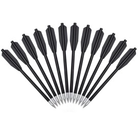 apro-outdoor 36X 6.3" Crossbow Bolts Targeting Arrows Pistol Mini Crossbow 50-80lbs Black New