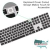 Allinside Black Keyboard Cover for Mac Magic Keyboard with Touch