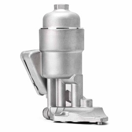 26300-3CAB1 Upgrade Aluminum Oil Filter Complete Assembly Kit Fit for Santa Fe 2013-2019 Azera 2012-2017 For Kia Cadenza 2014-2016 Sedona 2015-2018 Sorento 2012-2018 Replace# 26300-3CAB0, 26320-3CAA0