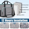 INSMEER Cooler Bag 90 Cans/55L, Insulated Soft Sided Cooler with