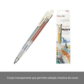 Pentel XPH804 Art Multi 8 Color Core 8