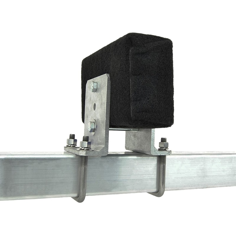 4 Pack 8" Galvanized L-Type Bunk Bracket Kit for Boat