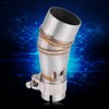 Exhaust Centre Pipe, Qiilu Motorcycle Slip On Exhaust Middle Link