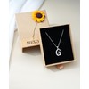 Mesovor 925 Sterling Silver Necklaces for Women, Dainty Initial Name