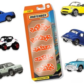 Matchbox Surtido Sorpresa, Auto Básico Paquete de 5, Vehículos de Juguete, Diecast, Carritos para Niños y Coleccionistas, Juguetes Mattel, Escala 116 