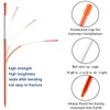 20Pcs 5/16" Driveway Marker Reflective Driveway Poles Fiberglass Snow Stakes