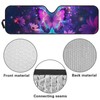 Tupalatus Butterfly Windshield Sun Shade Compatible with Jeep Wrangler JK