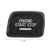 Engine Push to Start Button Cover Carbon Fiber Start Switch
