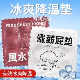Ice Mat Cushion Summer Cooling Pad for Chairs, Cars, Cartoons, Pets cd43 Free Size/Panda [34.5x34.5Cm] 20ea