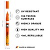 Molotow MO127204 One4All 127HS # 086 Marker Pen – Burgundrot