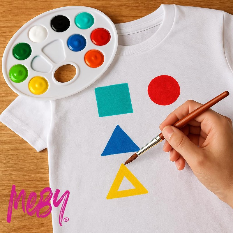 MEBY Textile Paint Set – 24 Colours x 25 ml,