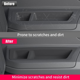 Zekzoop 2PCS Cargo Side Storage Tray Compatible with 2025 Toyota 4Runner 5 Seats Rear Trunk Side Storage Box Slot Pockets Silicone Cup Holder Organizer for 4 Runner Accessories (2PCS Cargo Tray)