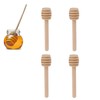 50pcs Honey Dipper Wooden Multipurpose Mini Honey Stirrer Stick for