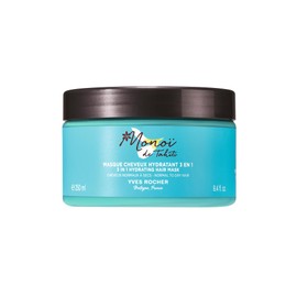 Yves Rocher 3-in-1 Feuchtigkeitsspendende Haarmaske Monoï – Nährende Pflege & Geschmeidigkeit – Mit Monoï aus Tahiti – Weiches & Glänzendes Haar – Ohne Silikone – 250 ml