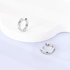 TINSLO Huggie Earrings 925 Sterling Silver Hypoallergenic Hoop Earrings Anniversary