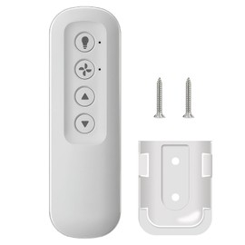 99813 Ceiling Fan Remote Control for Hunter fan remote replacement 3-Speed and Light Dimmer with Wall Bracket,Replace Hunter 99770 99392 99118 99123 99188