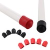 SquEqu 12 Pack Billiard Cue Butt End Protector Cap Shockproof