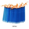 ZONADAH 20Pcs in Set Camping Tent Pegs Stakes Set 7"