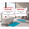 100% Cotton Bath Mats for Bathroom Floor Set of 2