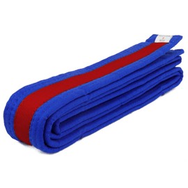 AAMA Martial Arts Belt Mixed Stripe Color Belts and Black Belts - Taekwondo Karate Judo