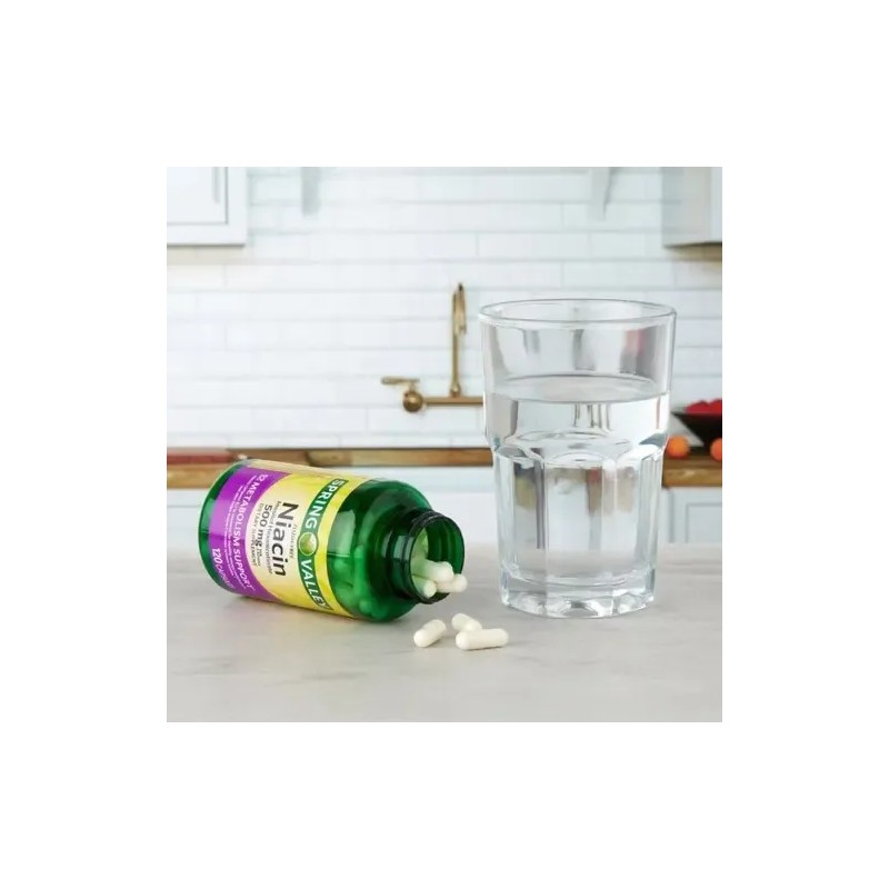 Complejo Niacin 500mg 240 Cps Niancina Vitamina B3 Spring Va