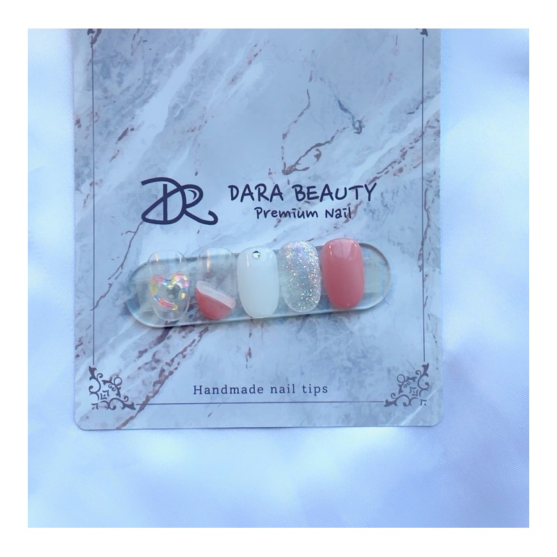 Dara Beauty August Art of the MonthEmbo Heart Nail❣ -