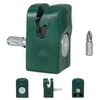 SKIR'CO (4 pieces) green fence clips, plastic clips for wire