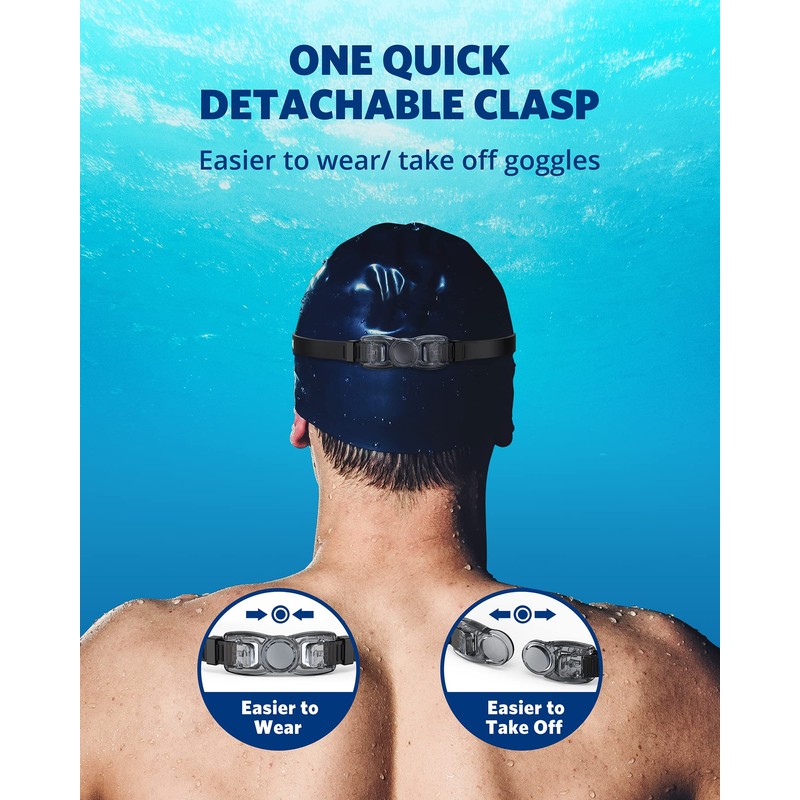 Aegend Swim Goggles, 2 Pack Swimming Goggles No Leaking Adult