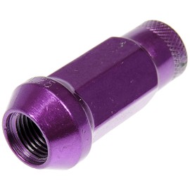 Dorman 713-485J Purple Open End Knurled Wheel Nuts Compatible with Select Nissan Models, 20 Pack