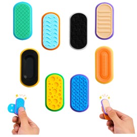 Magnetic Fidget Slider Toys for Adult,Kids,Teens,with 8 Piece of Different Textures 5 Set Complete Sliders,Small Tactile Sensory Push Toys, for ADHD,EDC,Office,Classroom