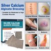 Ceeport Ag Silver Calcium Alginate Wound Dressing Pads, 4''x4'' Patches,