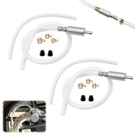 Casbomy Brake Bleeder Hose, Pack of 2 Brake Bleeding Hose, Motorcycle Brake Bleeder, Clutch Brake Hose, One Way Valve Tube Bleeding Tools for Motorcycle and Car (2 Pieces)