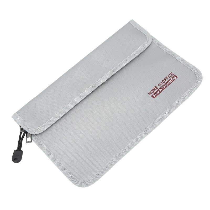 Fireproof Document Bag Waterproof and Fireproof Money Bag with Dual