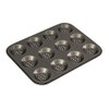 Bakemaster Baking Pan Non-Stick Perfect Crust 12 Cup Shallow Baking