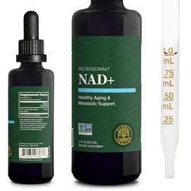 Global Healing Premium Suplemento líquido NAD+ - Gotas sublinguales de NAD - Suero liposomal NAD Plus para renovación celular - Fórmula de ribósido de