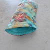 Turquoise Sea Turtle Batik Sunglasses or Eyeglasses Case, Soft Case