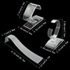 Capiant 3 Pack Clear Watch Display Stand for Watches &