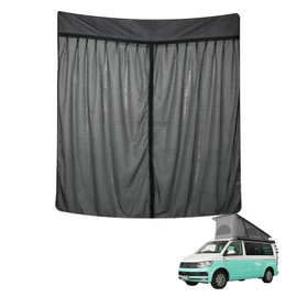 Opaltool Magnetic Van Bug Nets for VW T6/T6.1/ T6 California, Magnetic Sliding Door Fly Screen Net Mosquito Net with 4-Sided Magnets for Outdoor Camping
