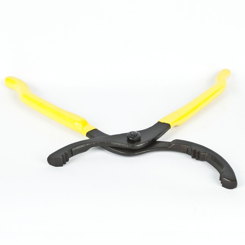 TekBox 12 inch Adjustable Oil Filter Wrench/Pliers/Plier/Oil Filter Removal Hand