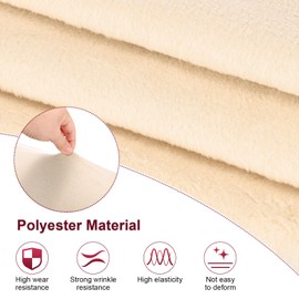 M METERXITY Couch Arm Covers, for 17.71 to 20" Length Velvet Stretch Sofa Armrest Covers Anti-Slip Armchair Slipcovers for Chairs/Couch/Recliner, Washable Furniture Armrest Protector[Khaki]